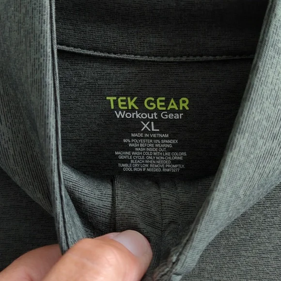 Women's Size XL Dark Green Athletic Jacket by Tech Gear - Picture 4 of 8